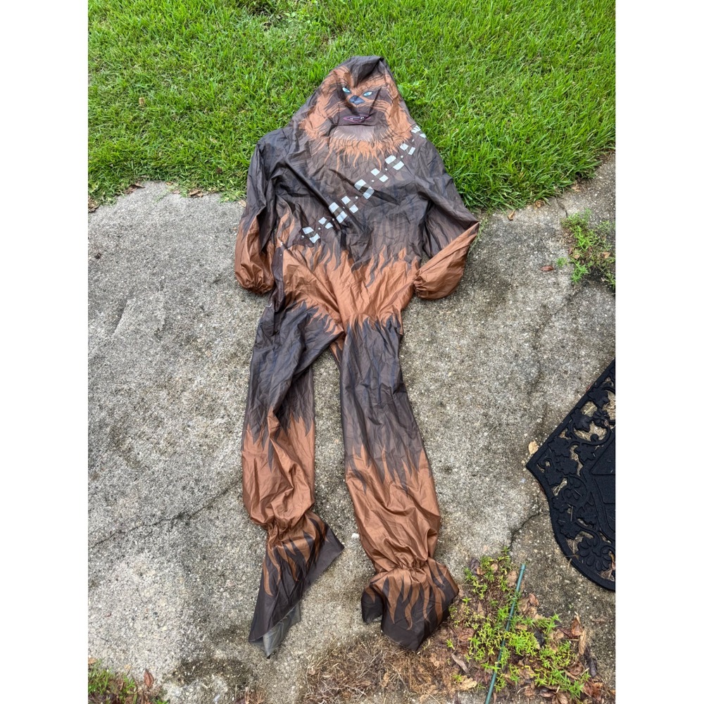 Star Wars Chewbacca Inflatable Costume Adult Wookiee Halloween Cosplay with fan
